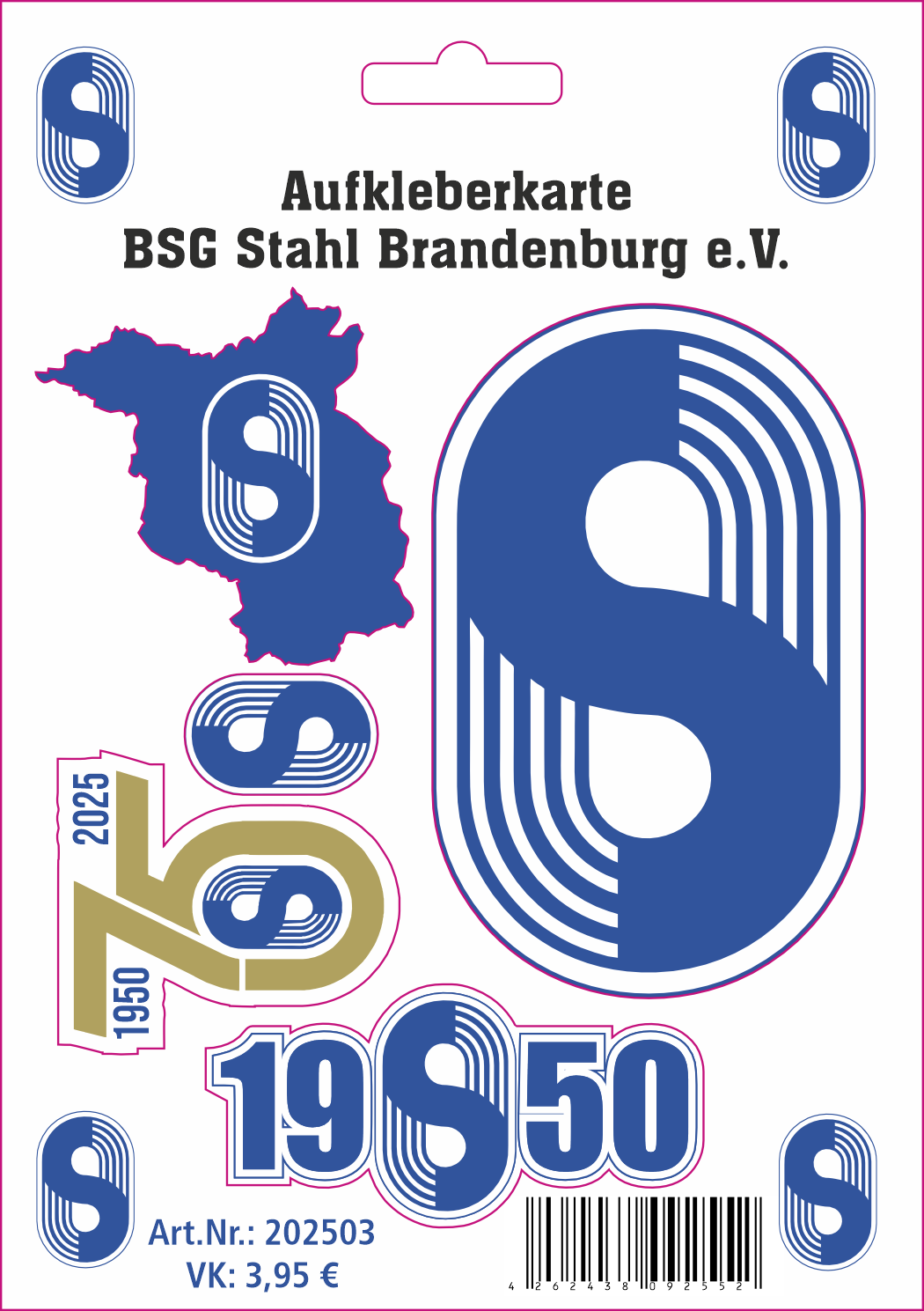 BSG Aufkleberkarte
