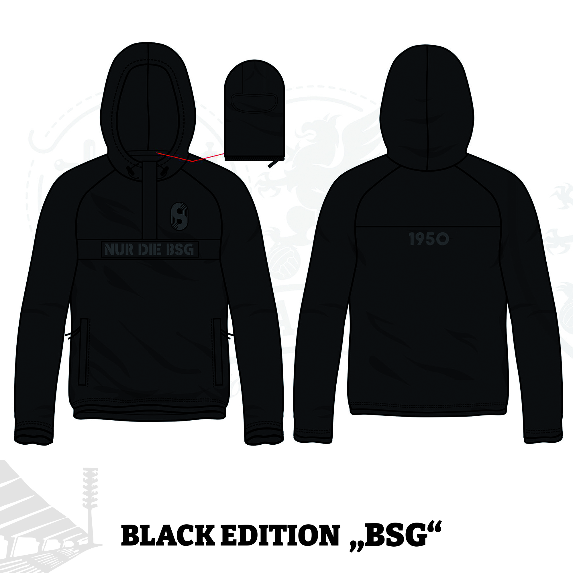 Windbreaker "BSG" Black Edition